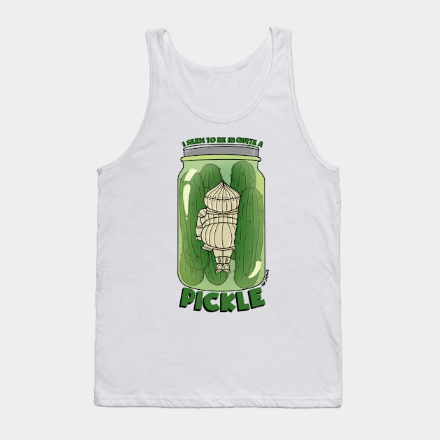 In a Pickle Onion Knight Tank Top by HofDraws